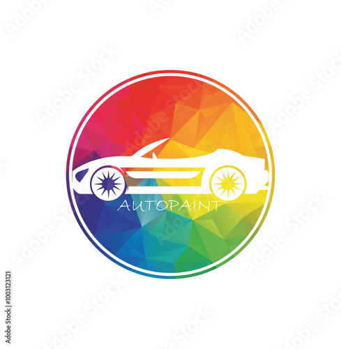 Car Logo Abstract Lines Vector. Vector illustration