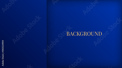 Dark blue abstract background. Shape of a wall with niche or alcove. Web banner template	