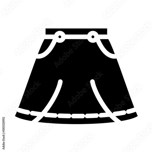 Lace skirt Icon Style
