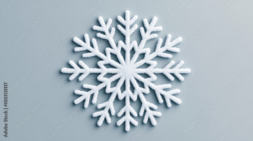 Unusual large snowflake with asymmetrical branches, frosted textures, centered on a transparent background, frosty highlights 