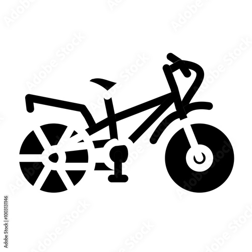 Bicycle vector icon style