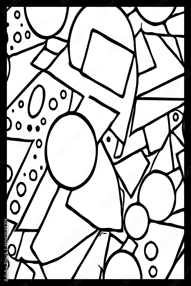 Abstract black and white pattern. For use in graphics. Minimalist illustration for printing on wall decorations Abstract black and white pattern. For use in graphics. Minimalist illustration for printing on wall decorations