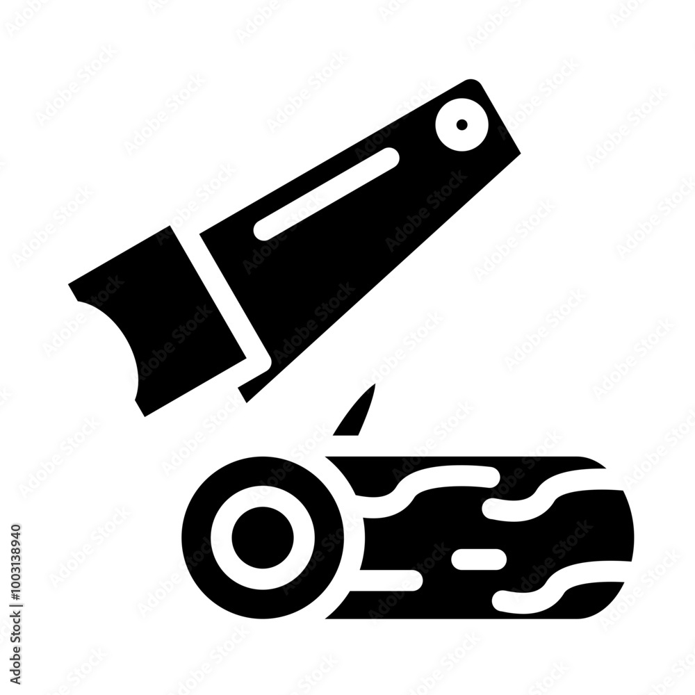 Woodworking vector icon style Woodworking vector icon style