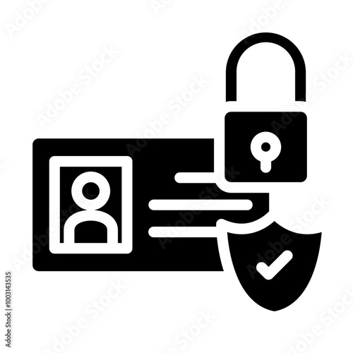 Fraud Prevention vector icon style