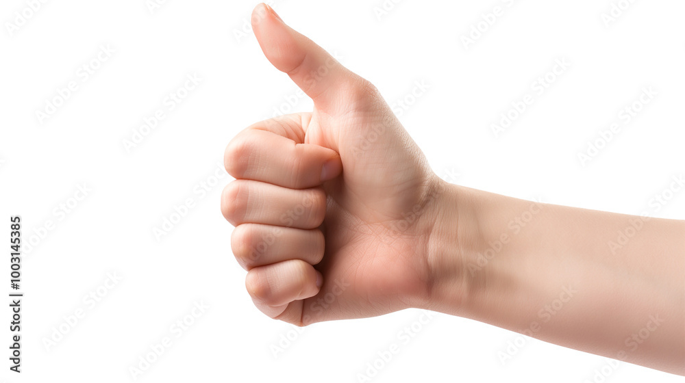 Like gesture isolated on transparent and white background, cut out png Like gesture isolated on transparent and white background, cut out png