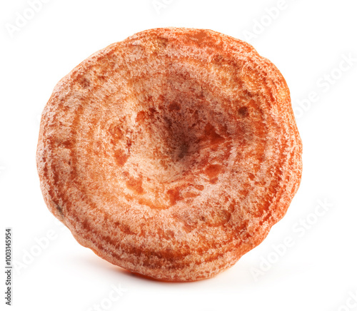 Saffron milk caps (Lactarius deliciosus) isolated on a white background photo