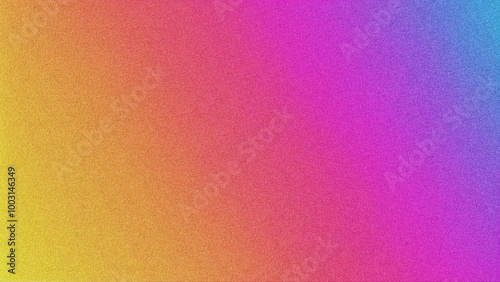 Vibrant Gradient Background with Grainy Noise Texture. Smooth Fluid Shapes and Futuristic Design for Posters, Featuring Colorful Gradient and Grainy Effects.