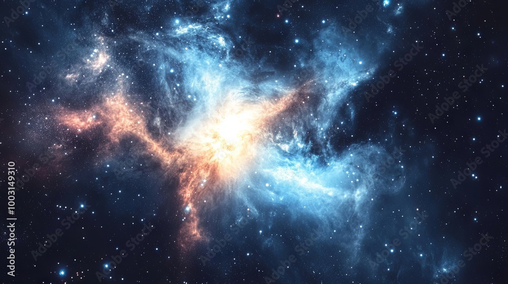 Fototapeta premium Scientists observe and analyze cosmic phenomena using powerful telescopes.