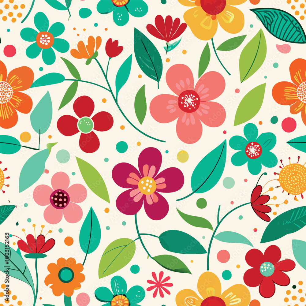 seamless background with flowers seamless background with flowers