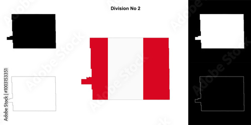 Division No 2 (Saskatchewan) outline map set Free Download Division No 2 (Saskatchewan) outline map set - GFXLoad