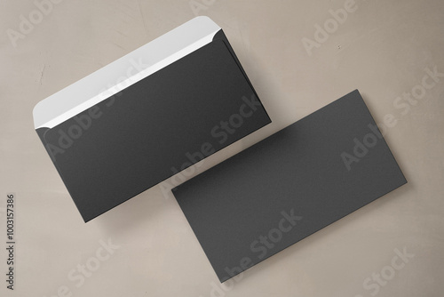 3D illustration. Envelope, A5 format isolated photo