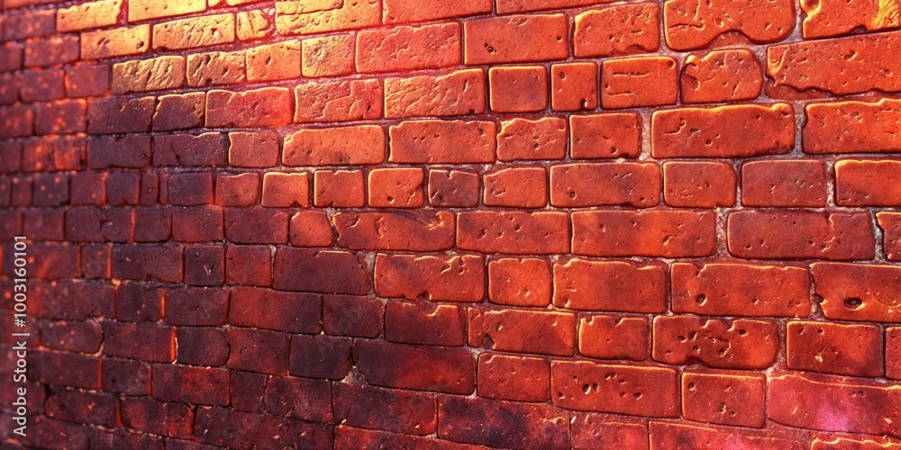 Rustic brick wall with red and orange tones, featuring worn and weathered textures for a natural look. Rustic brick wall with red and orange tones, featuring worn and weathered textures for a natural look.