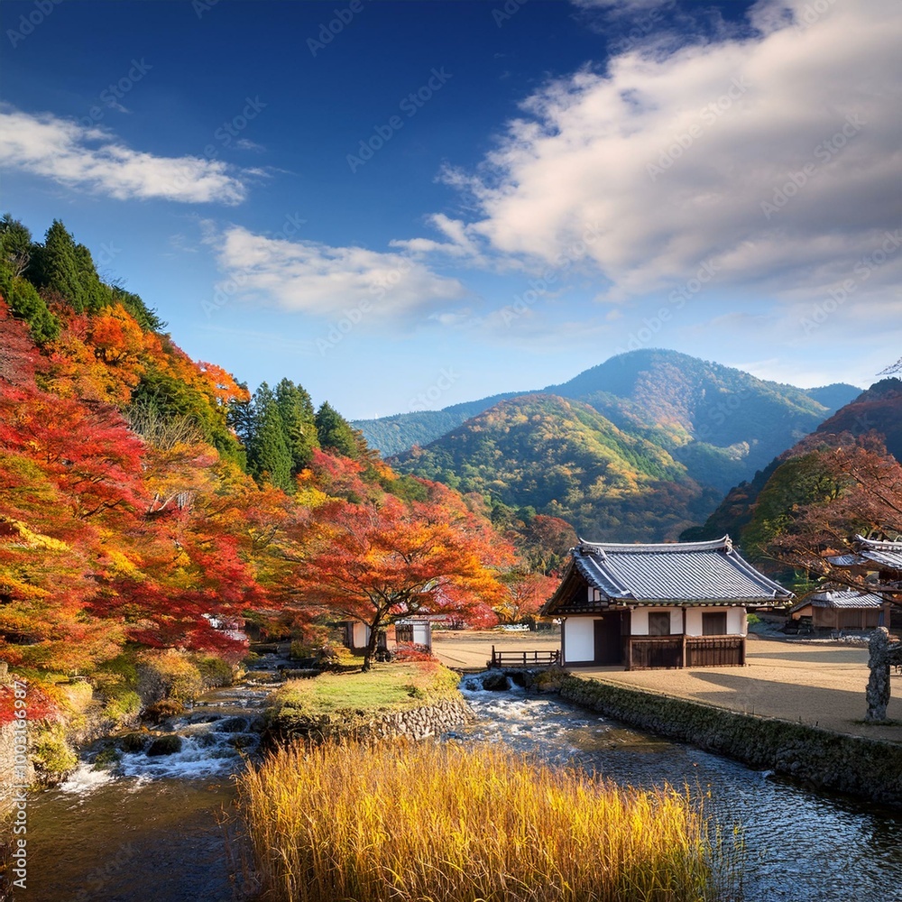 田舎の風景、 田舎の風景、