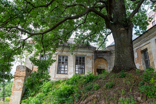 Abandoned old castle in Olyka village. Ukraine