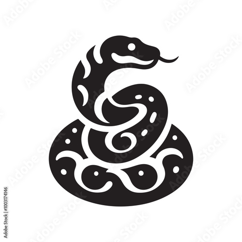 Stunning Boa Constrictor Silhouette Vector Illustrations for Download