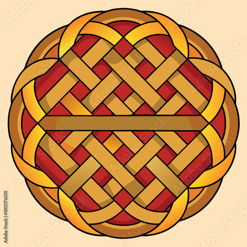 abstract sphere with a pattern