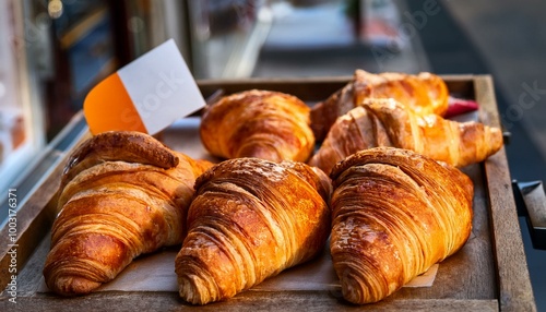 croissants and flavors of the streets of France 