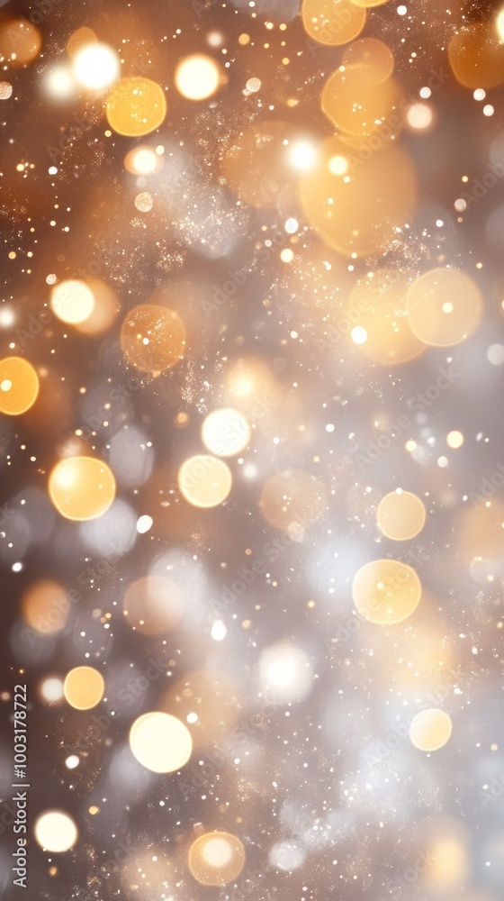Glowing bokeh light background with warm tones Glowing bokeh light background with warm tones