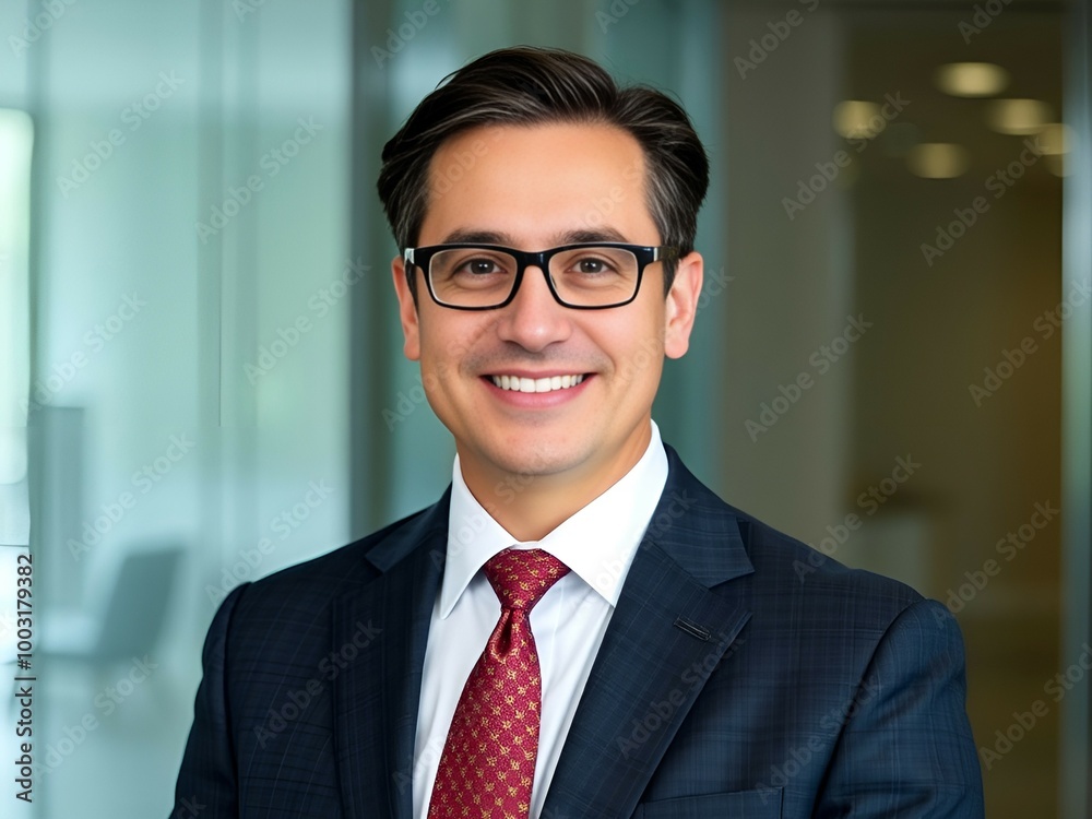 A professional business executive in a modern office, exemplifying confidence and leadership in a corporate environment. A professional business executive in a modern office, exemplifying confidence and leadership in a corporate environment.