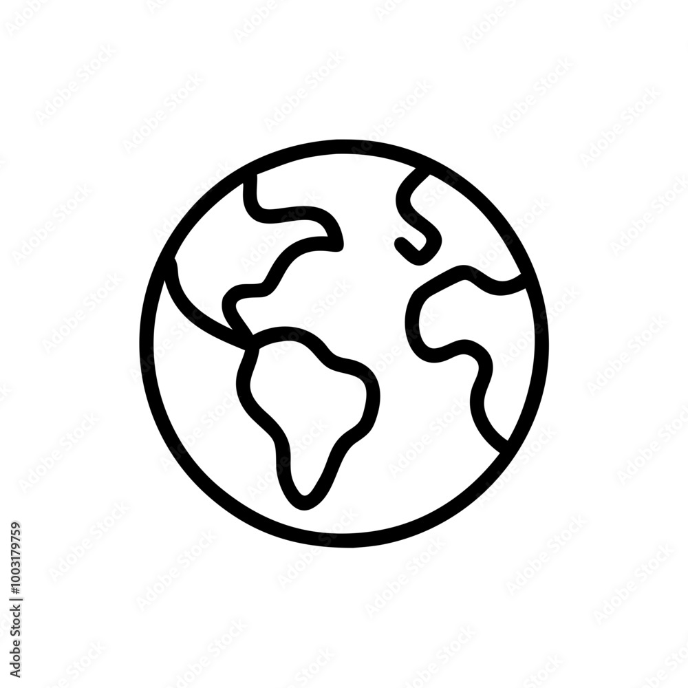 planet earth vector icon illustration planet earth vector icon illustration