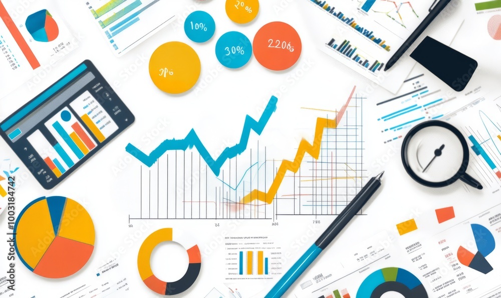 Fototapeta premium Analysis of marketing tools
