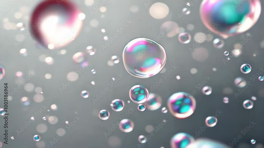 Delicate soap bubbles floating gracefully against a smooth, pastel gradient background that transitions from soft pink to light blue. Delicate soap bubbles floating gracefully against a smooth, pastel gradient background that transitions from soft pink to light blue.