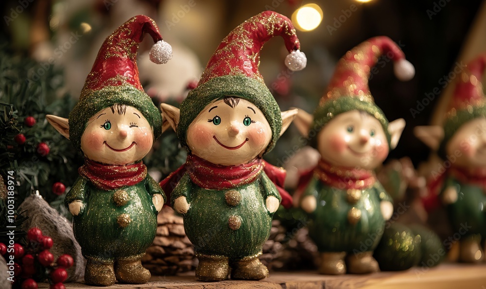 Enchanted Christmas elf decorations magical and playful additions to your holiday home
