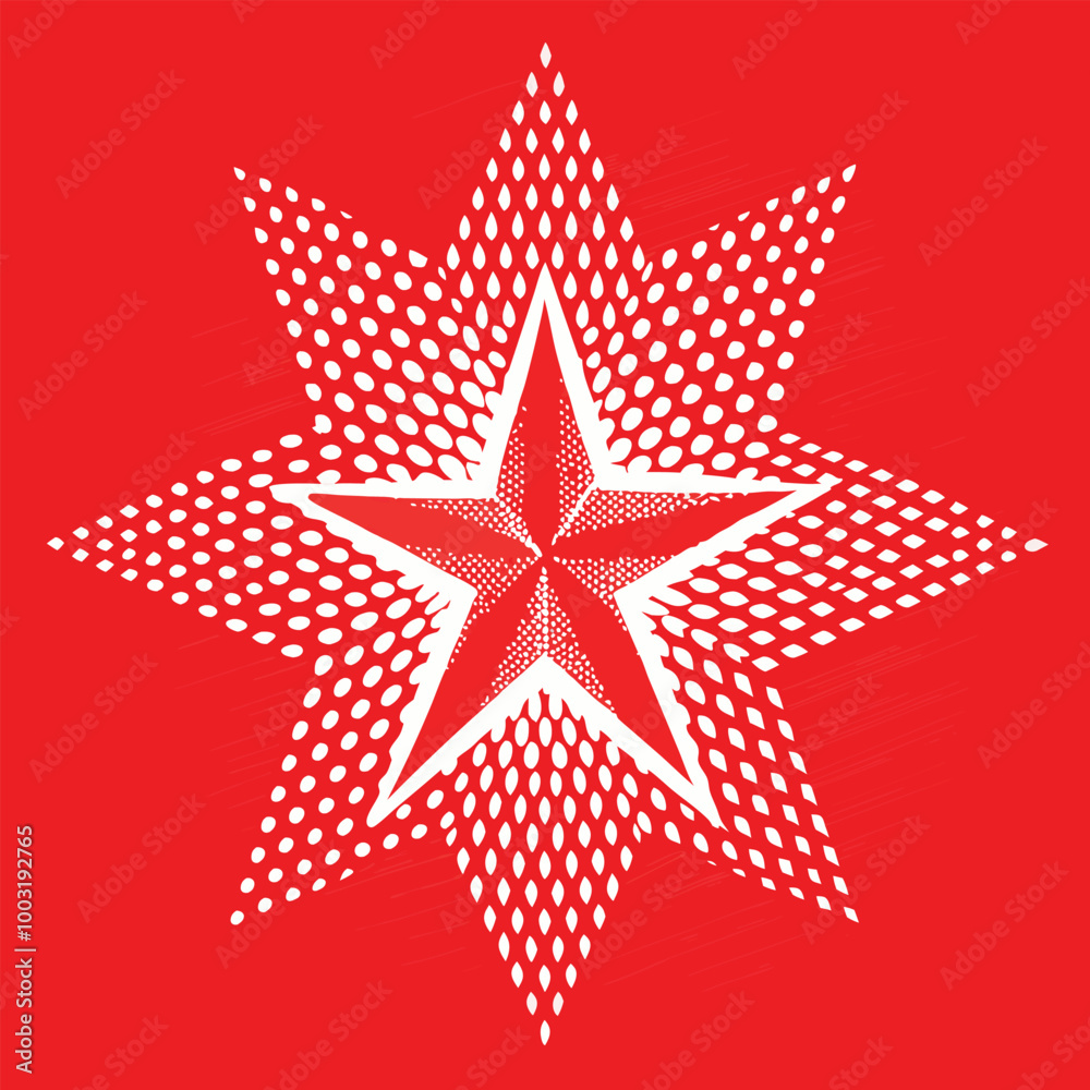 Obraz premium vector illustration of a star