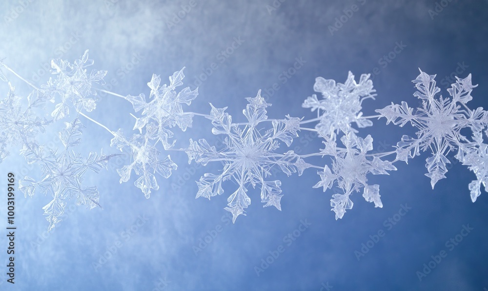 Delicate snowflake garlands add a touch of elegance with these frosty and intricate designs Delicate snowflake garlands add a touch of elegance with these frosty and intricate designs
