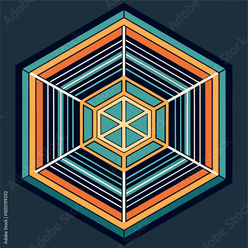 abstract geometric background with triangles