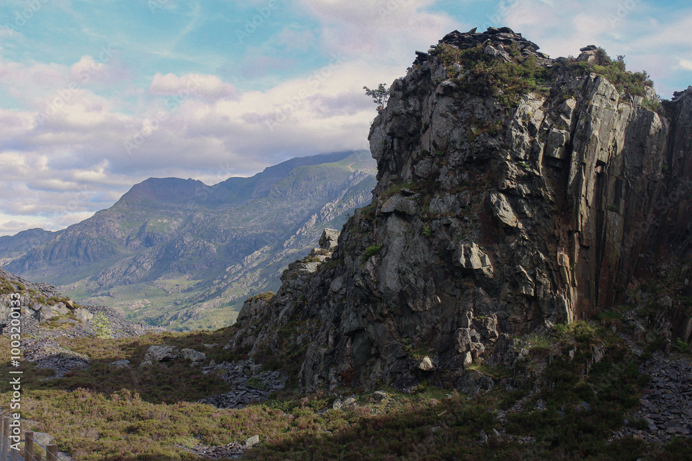 Fototapeta premium Slate quarry in Wales, UK