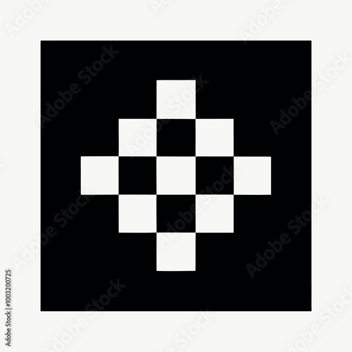 black and white chess board
