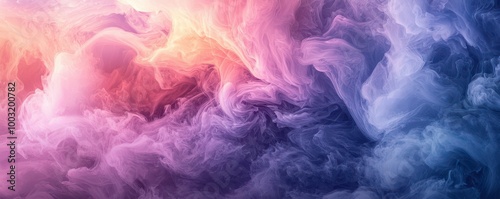 Abstract phone wallpaper with swirling pastel colors and ethereal cloud-like textures creating a dreamy atmosphere