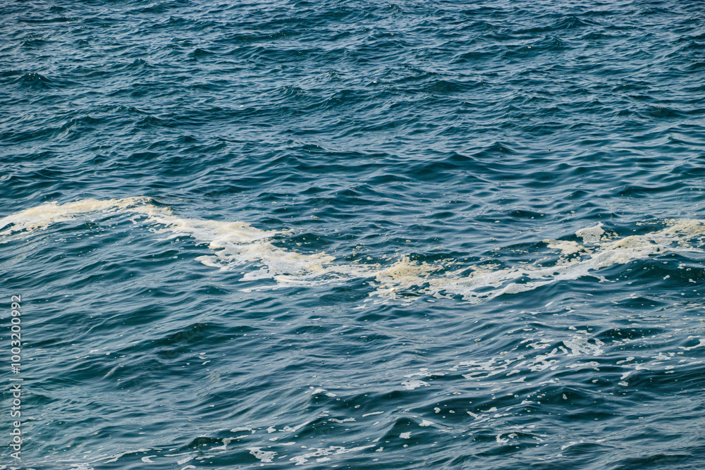 Background texture: Surface of the Atlantic Ocean