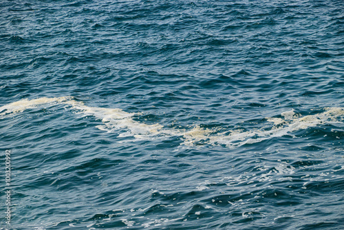 Background texture: Surface of the Atlantic Ocean