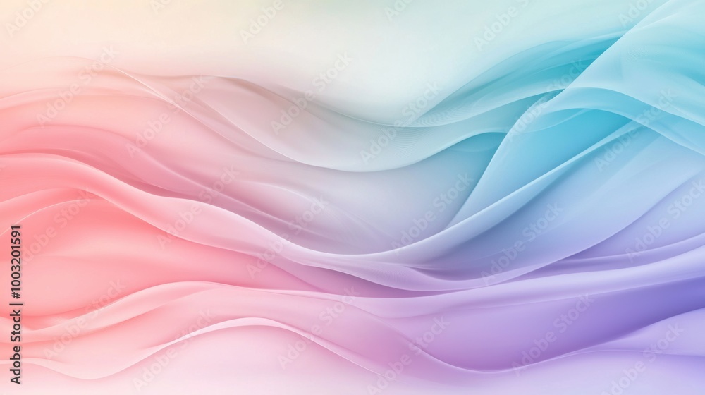 Soft Pastel Abstract Waves Background for Design Projects Soft Pastel Abstract Waves Background for Design Projects
