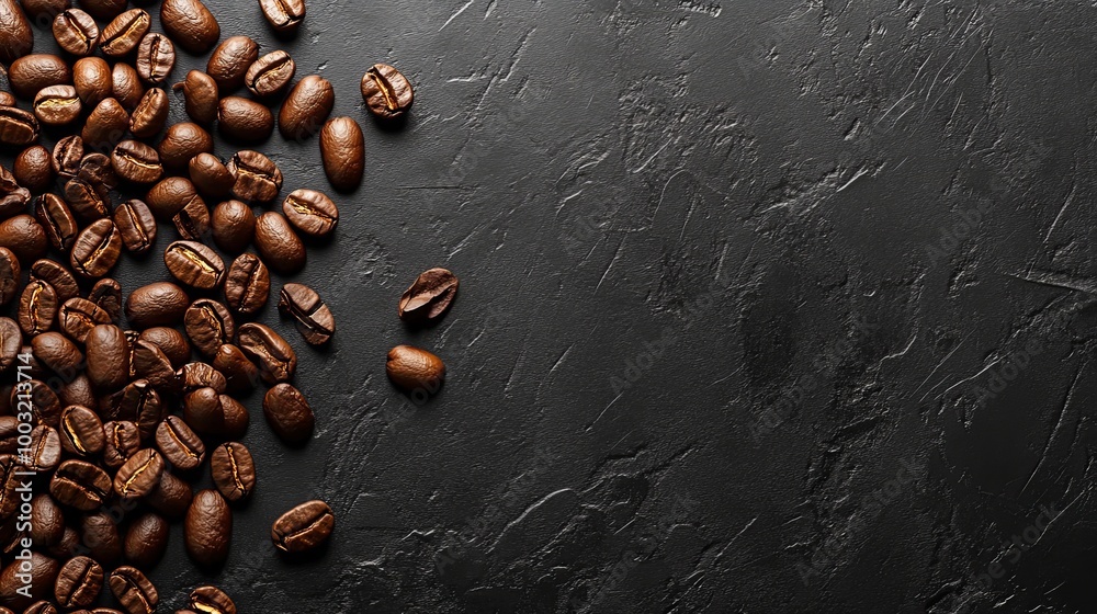 An image of coffee beans on a dark gradient background An image of coffee beans on a dark gradient background