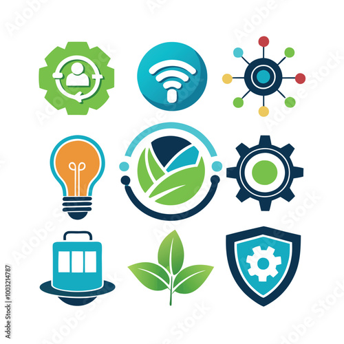 ecology icon set