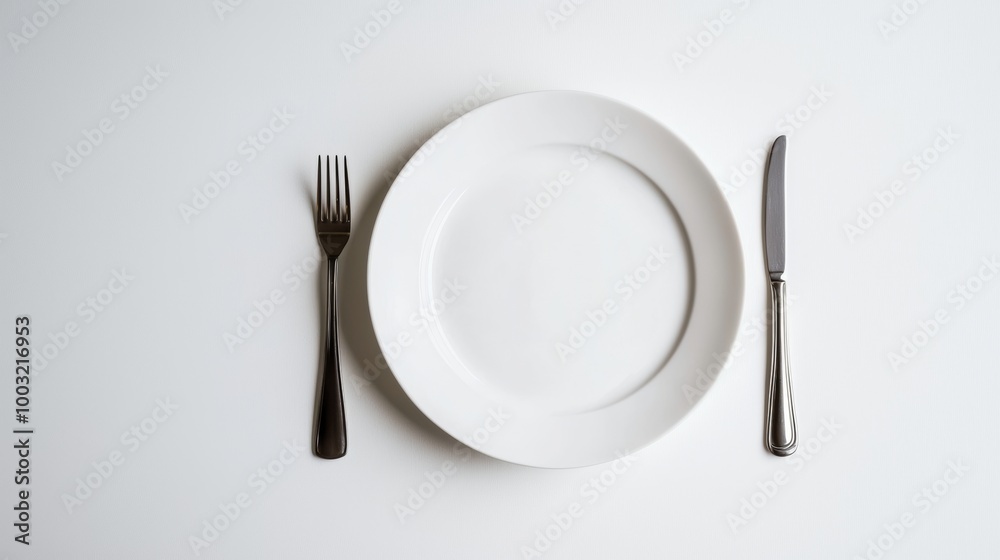 Modern, minimalist tableware set on a sleek white backdrop. Simple and elegant tableware displayed beautifully on a clean, white background. Modern, minimalist tableware set on a sleek white backdrop. Simple and elegant tableware displayed beautifully on a clean, white background.