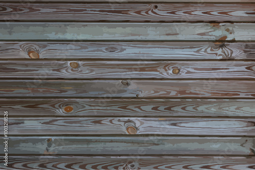 wooden planks background - vector illustration