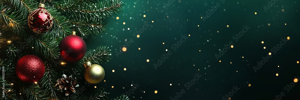 Christmas theme background with copy space