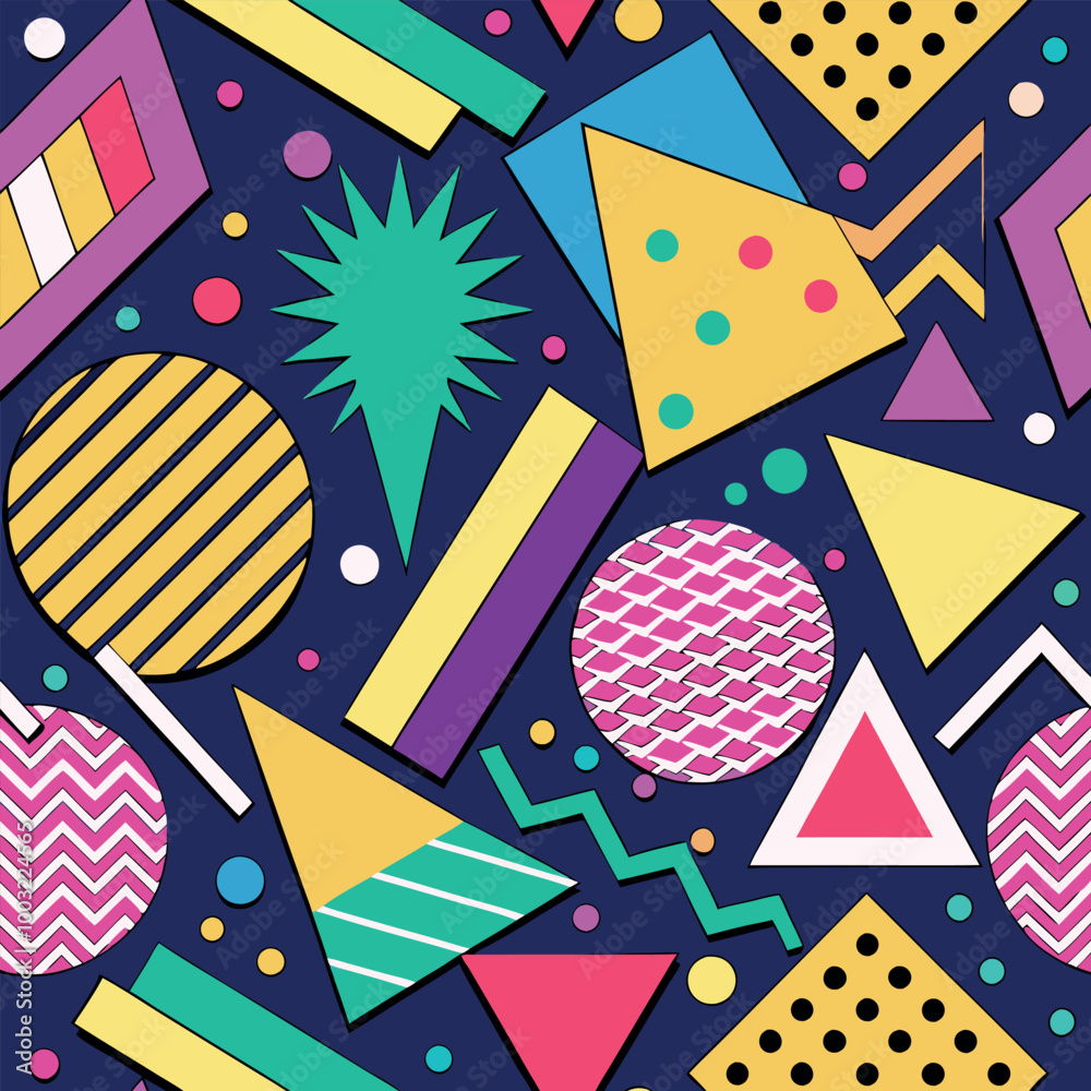Obraz premium seamless pattern with christmas balls