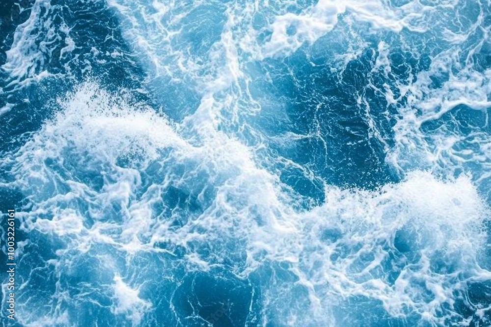 An abstract of the whitewater and blue water of Iceland's Bruarfoss waterfall An abstract of the whitewater and blue water of Iceland's Bruarfoss waterfall
