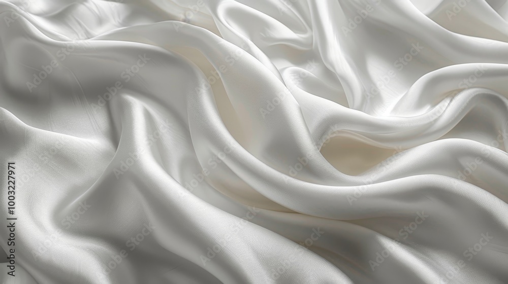 White silk or satin luxury cloth texture. Soft elegant wavy fabric for abstract background White silk or satin luxury cloth texture. Soft elegant wavy fabric for abstract background