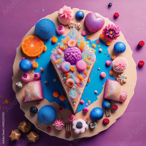 chocolate candy cake