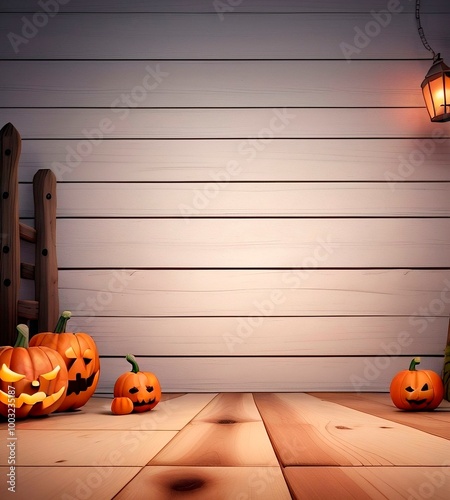halloween background with pumpkin