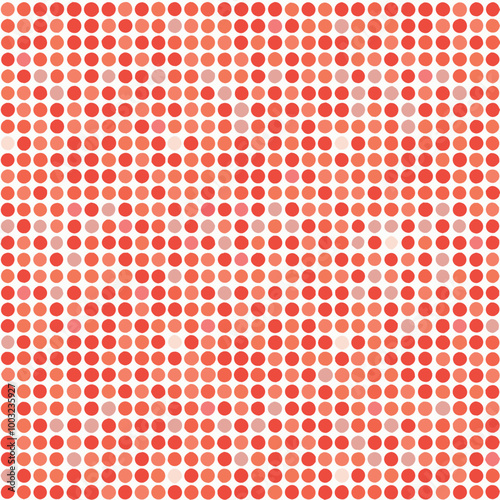 red polka dots pattern