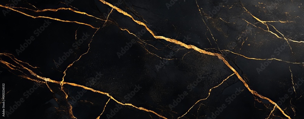An abstract luxury marbled structure close-up in black marble texture, attached to a large banner with a pattern of gold lines in dark rock. Concept of art, design, stone and wallpaper. An abstract luxury marbled structure close-up in black marble texture, attached to a large banner with a pattern of gold lines in dark rock. Concept of art, design, stone and wallpaper.