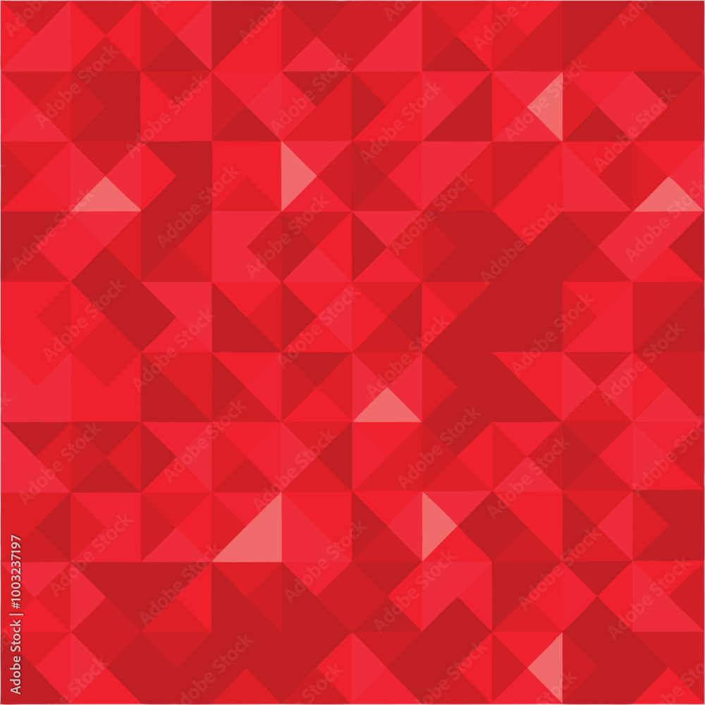 Fototapeta premium abstract red triangle background