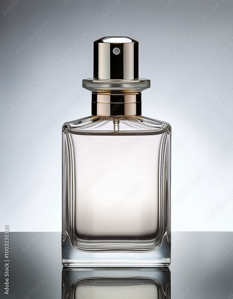Clear glass perfume bottle Clear glass perfume bottle